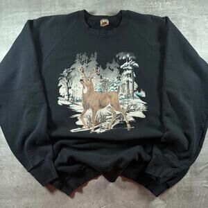 Vintage 1980s wild life sweatshirt
